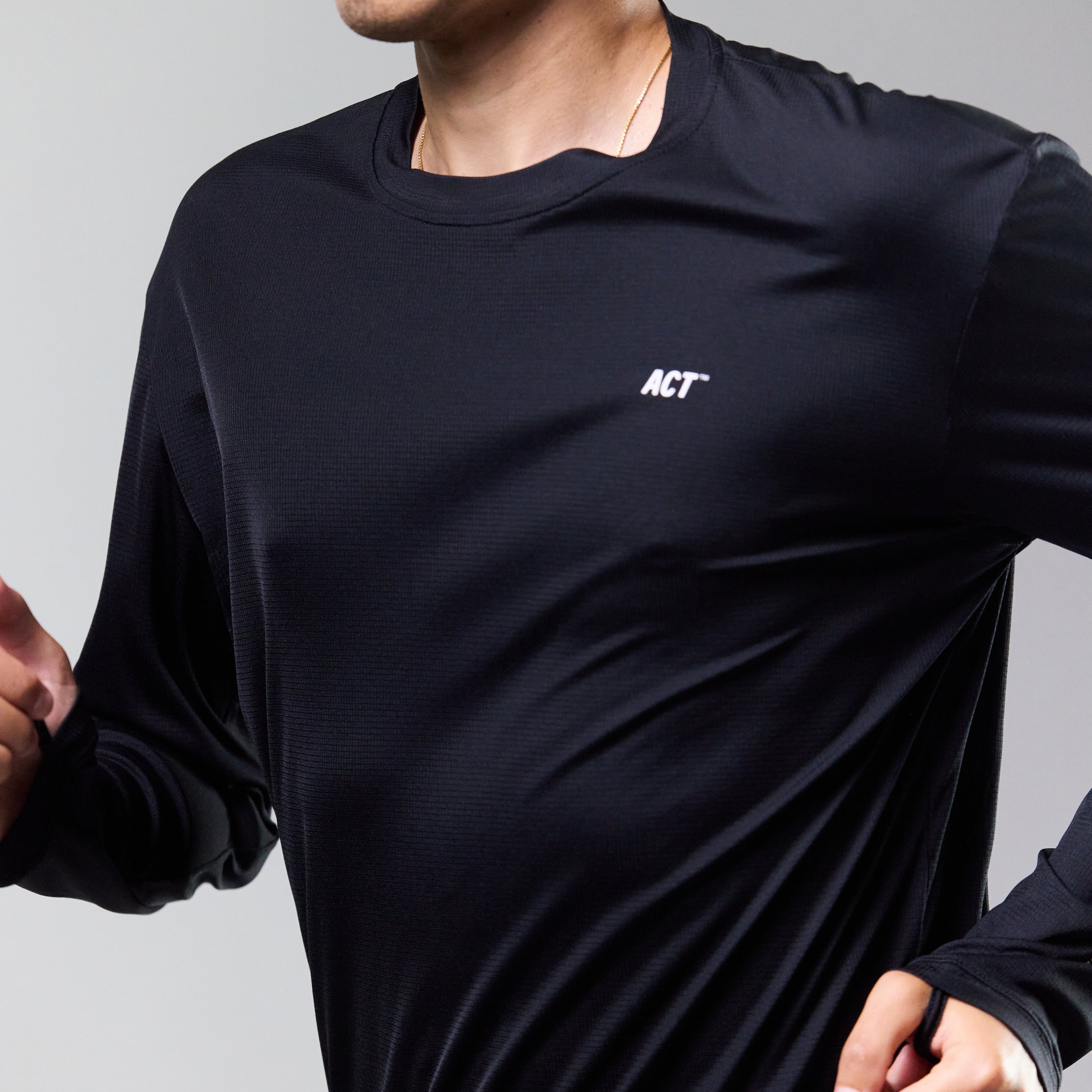 BioPerf / Running T-Shirt / Long Sleeve - Black