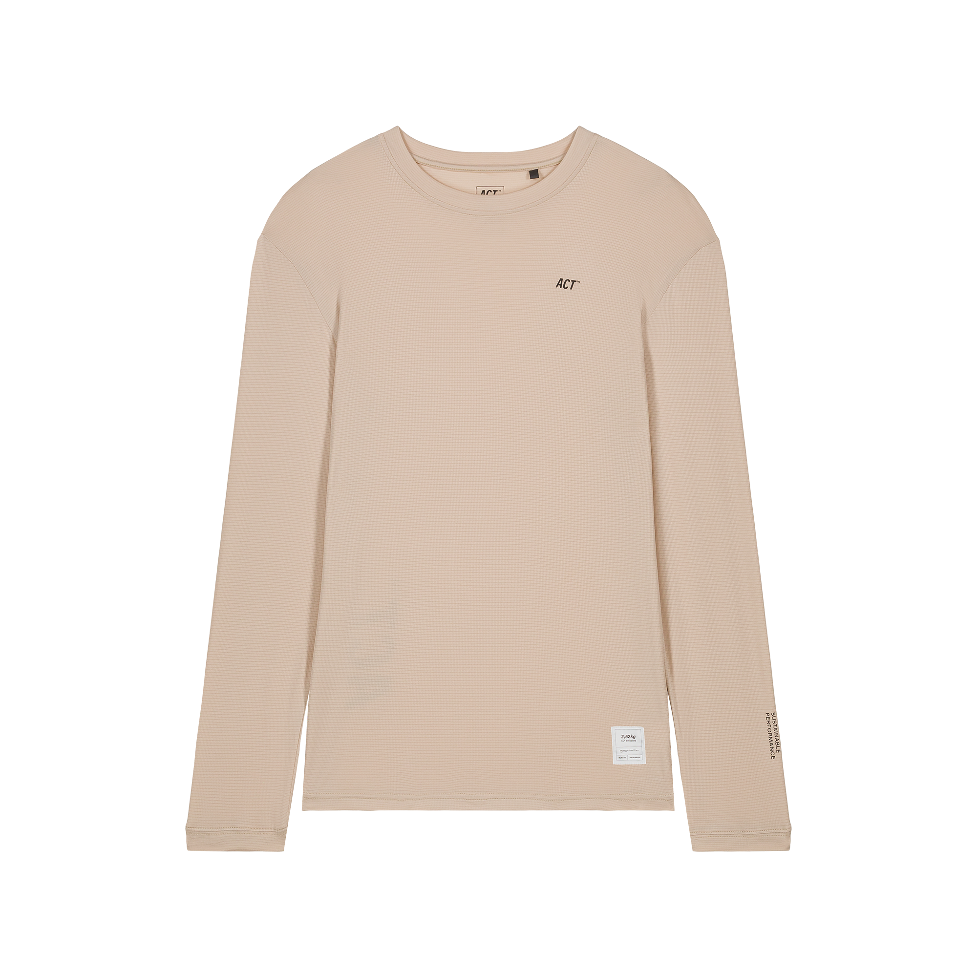 BioPerf / Running T-Shirt / Long Sleeve - Beige