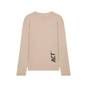 BioPerf / Running T-Shirt / Long Sleeve - Beige