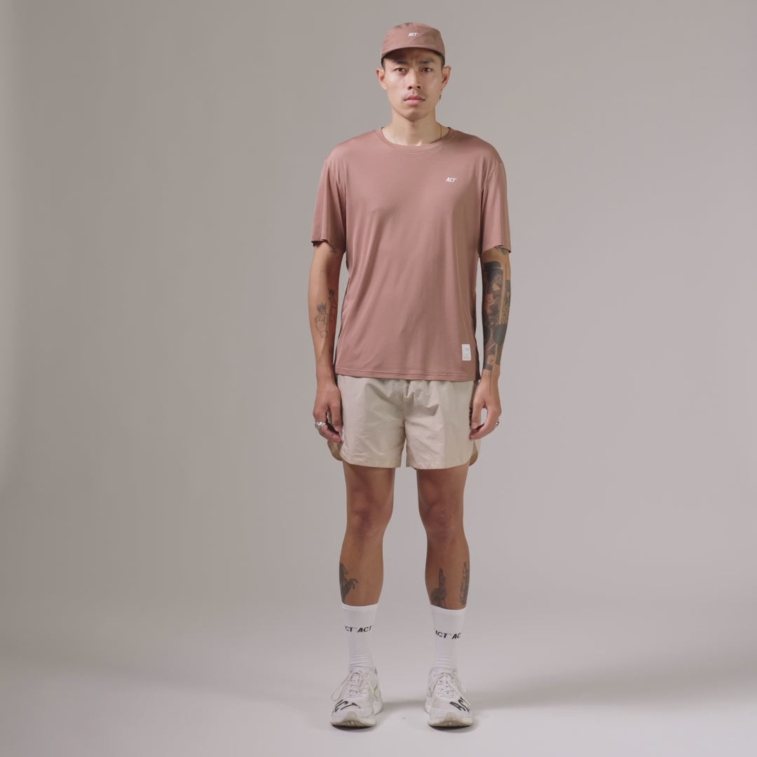 BioRip / Running Shorts - Beige